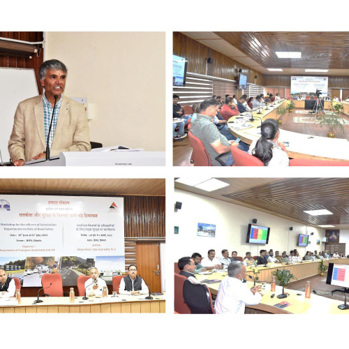 two days workshop on road safety on 30 june-1 july 2023.